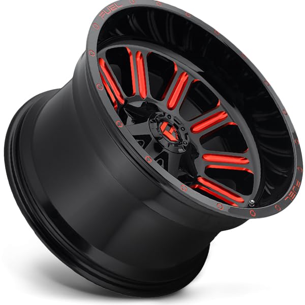 FUEL OFF-ROAD D621 15X8 HARDLINE, 5X5.5, 3.79, -18mm GLOSS BLACK RED TINTED CLEAR - D62115808537