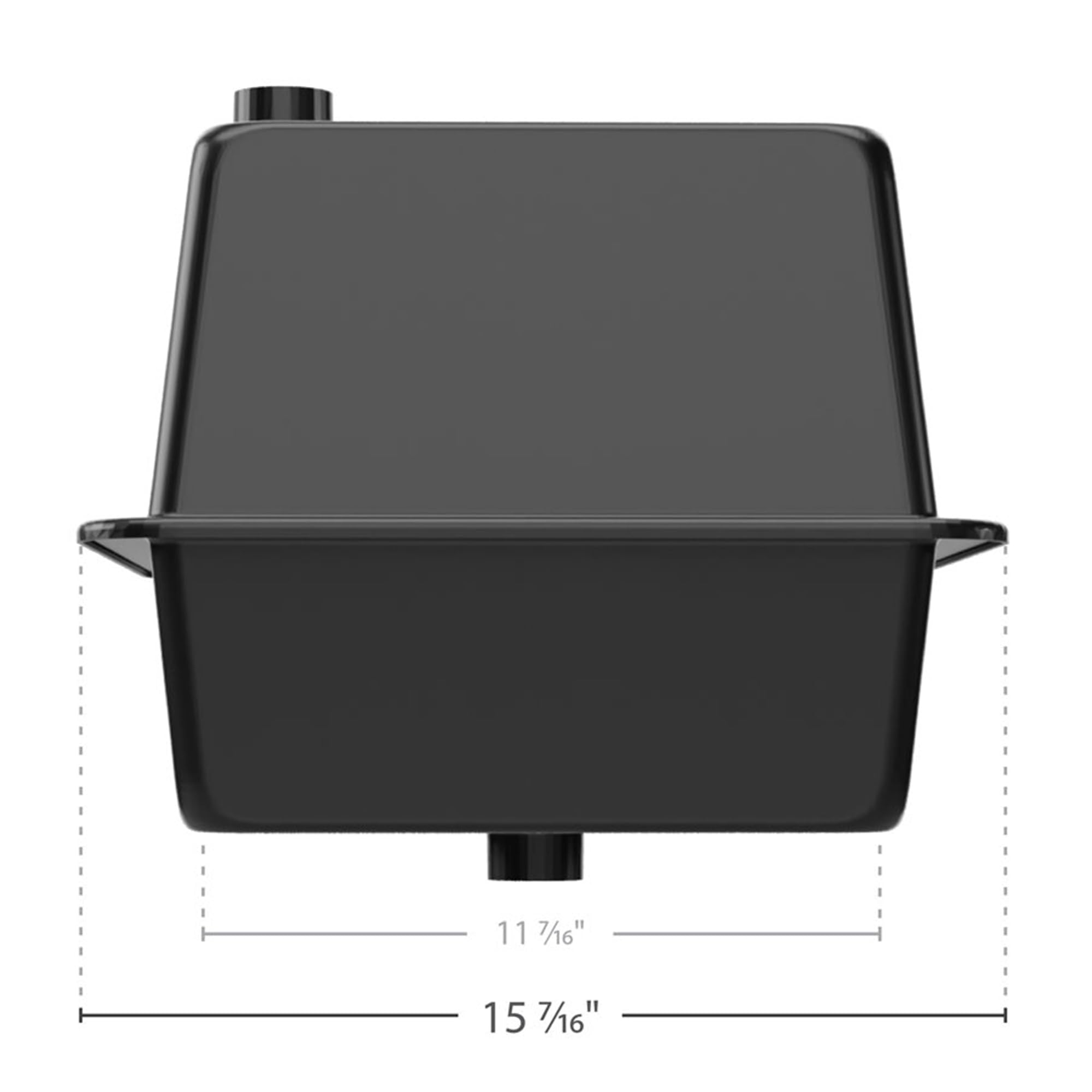 Camco 55370 RV/Marine Vented Battery Box, Double Side-by-Side - Protects Your Battery from Collisions and Contaminants - Holds (2) Group 24 Batteries, Black