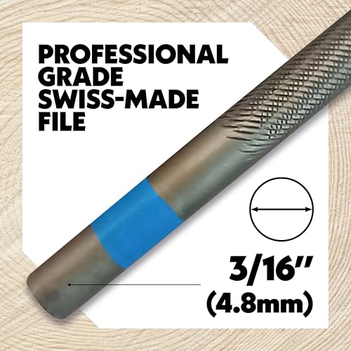 Oregon 3/16-Inch Chain Saw File 70503/80503, Package may vary