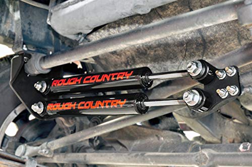 Rough Country Steering Dual Stabilizer for 1987-1995 Jeep Wrangler YJ - 87307