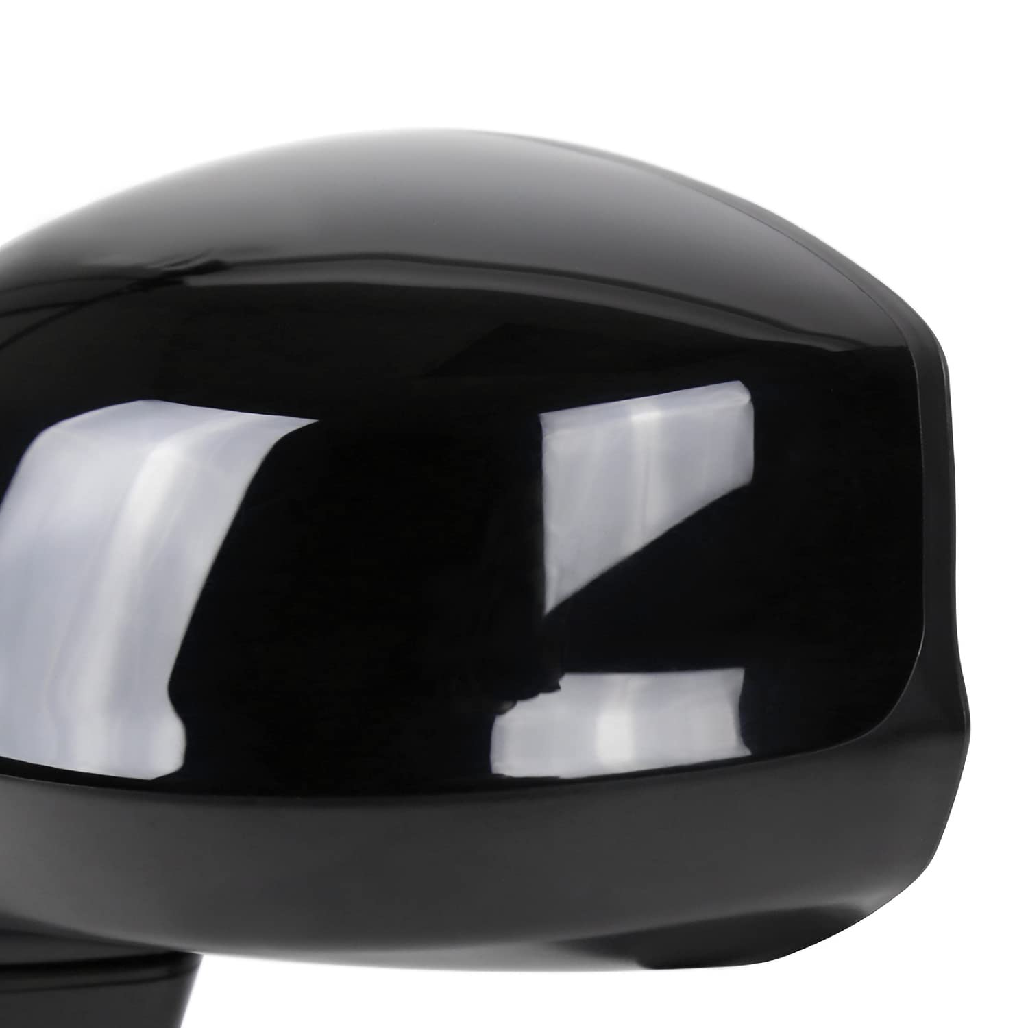 Spec-D Tuning Power Adjust Left Driver Side Glossy Black 3-Pin Manual Fold Side Mirror Compatible with 2012-2015 Honda Civic