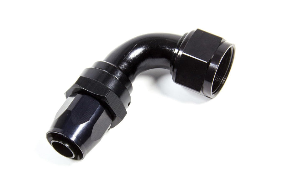 Fragola Performance Systems #16 Fem X #12 Hose 90 Deg Ucing Hose End Black 229015-BL