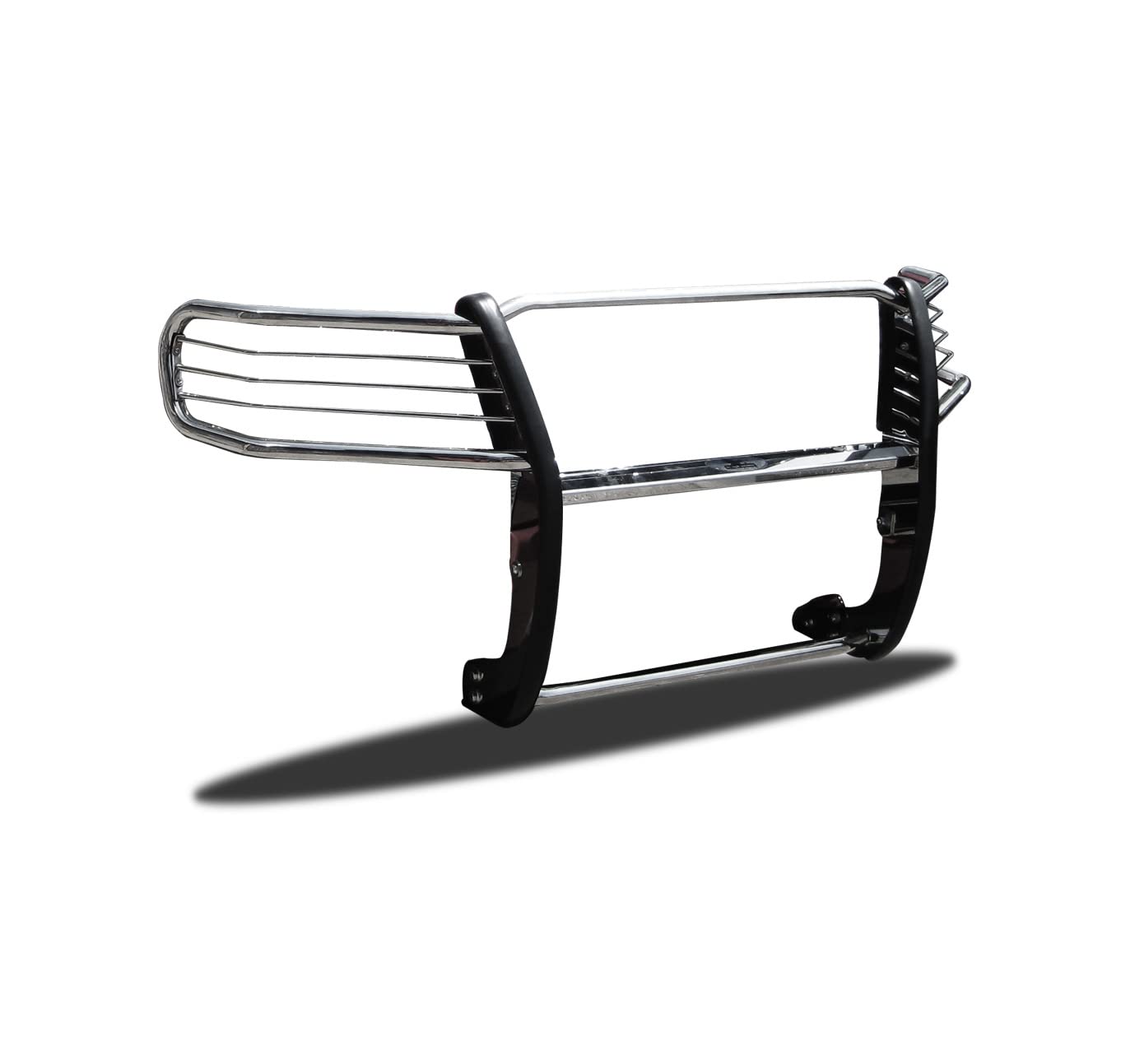 Grille Brush Black Horse Bumper Guard Modular Stainless Steel Compatible with 2016-2022 Honda Pilot-17H151402MSS