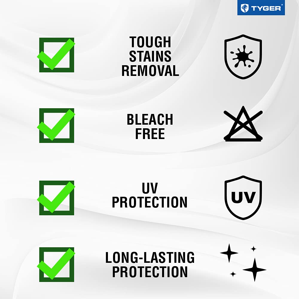 Tyger 2-in-1 Spray Tonneau Cover Cleaner & Protectant Specialized for Leather and Vinyl Surfaces, 22 Fl. oz. Made in USA