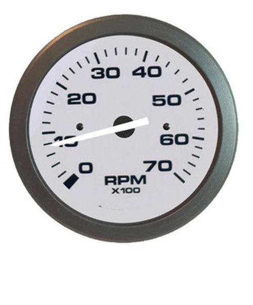 61546P Sierra International Driftwood O/B & 4-Stroke Gas Engines 0-7000 Rpm Dial Range Electric Tachometer, 3"