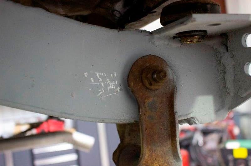 YJ Rust Buster Rear Shackle Mount Section - Left Side