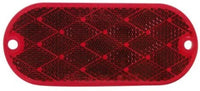 Oblong Peterson Mfg B479R Reflector, 4.375"X1.875"