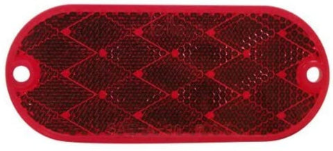 Oblong Peterson Mfg B479R Reflector, 4.375"X1.875"