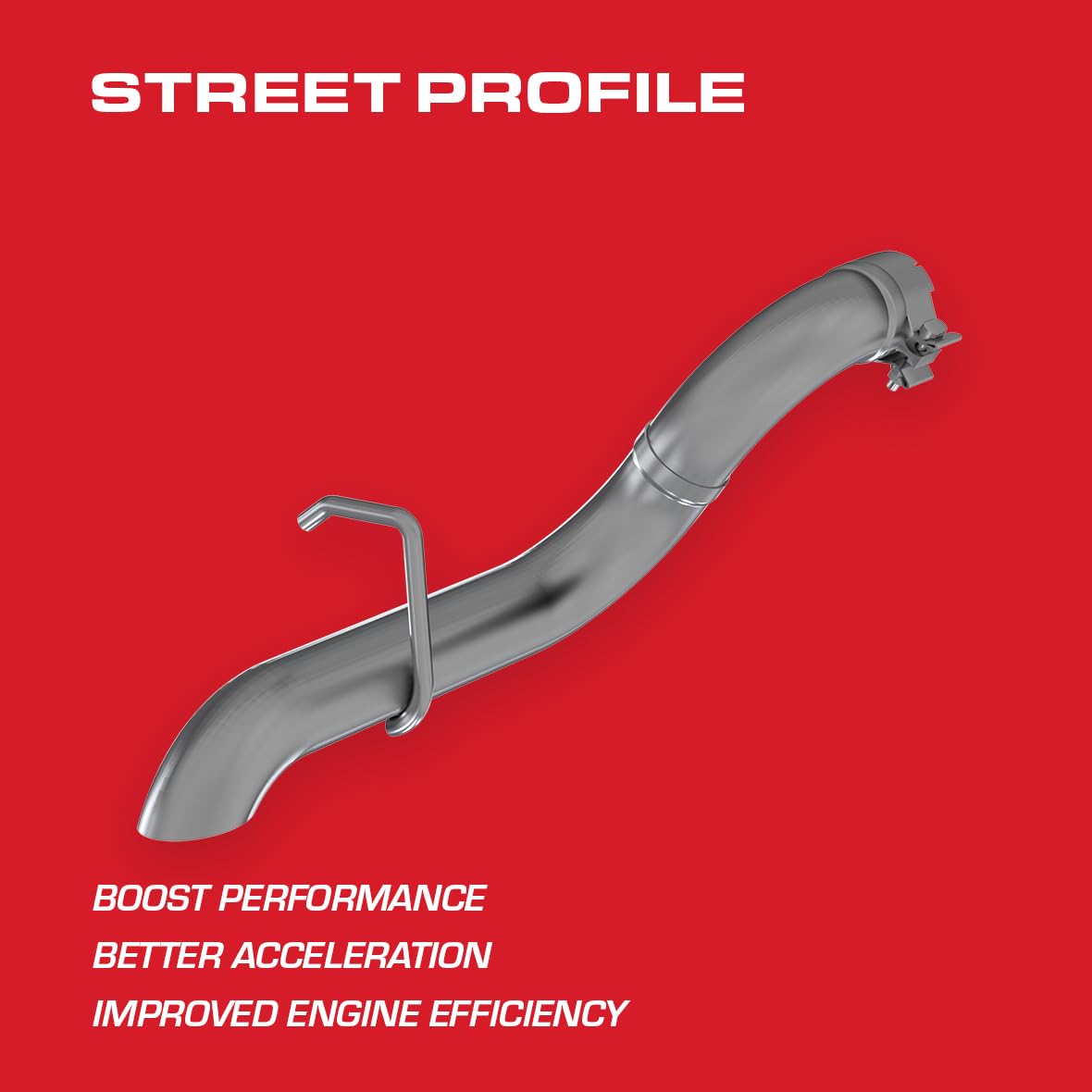 MBRP T409 S5527409 Stainless Center Section Straight Pipe — Post-Catalyst
