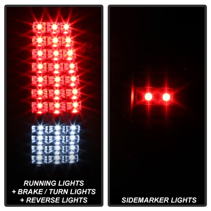 Tail Light Xtune ALT-JH-CSIL03-LED-BK, 1 Pack