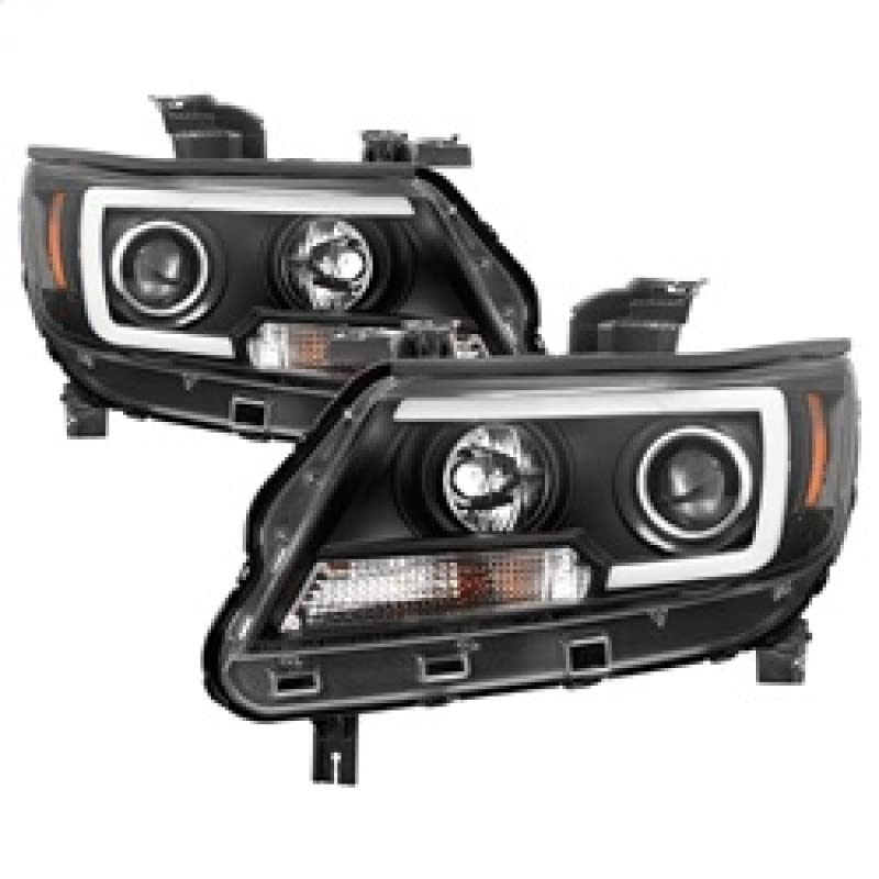 Black Led Spyder 5085283 Projector Headlights For 2015-2019 Chevy Colorado