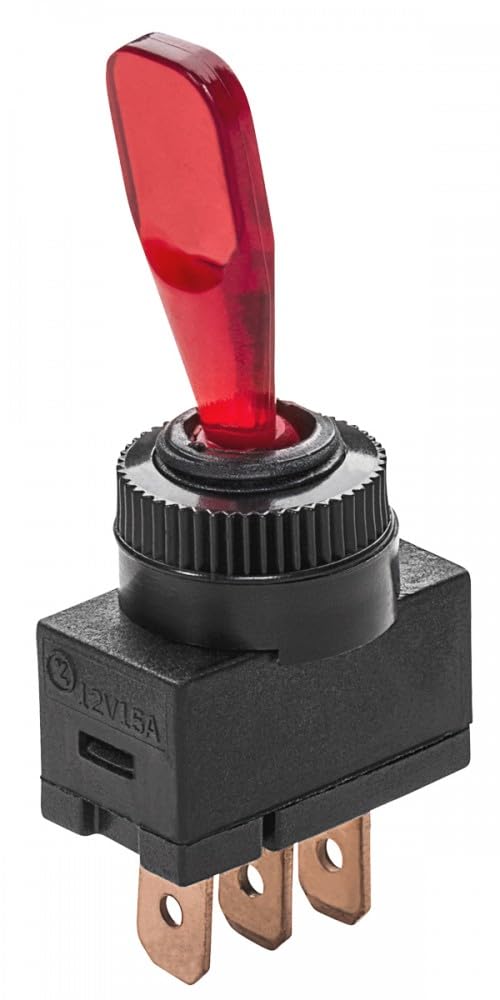S8085C Whitecap Illum. Toggle Switch [mom. On/off/m