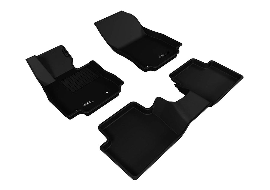 3D MAXpider Kagu Custom Fit Floor Mat (Black) for 2016-2016 Scion IA - 1ST Row 2ND Row
