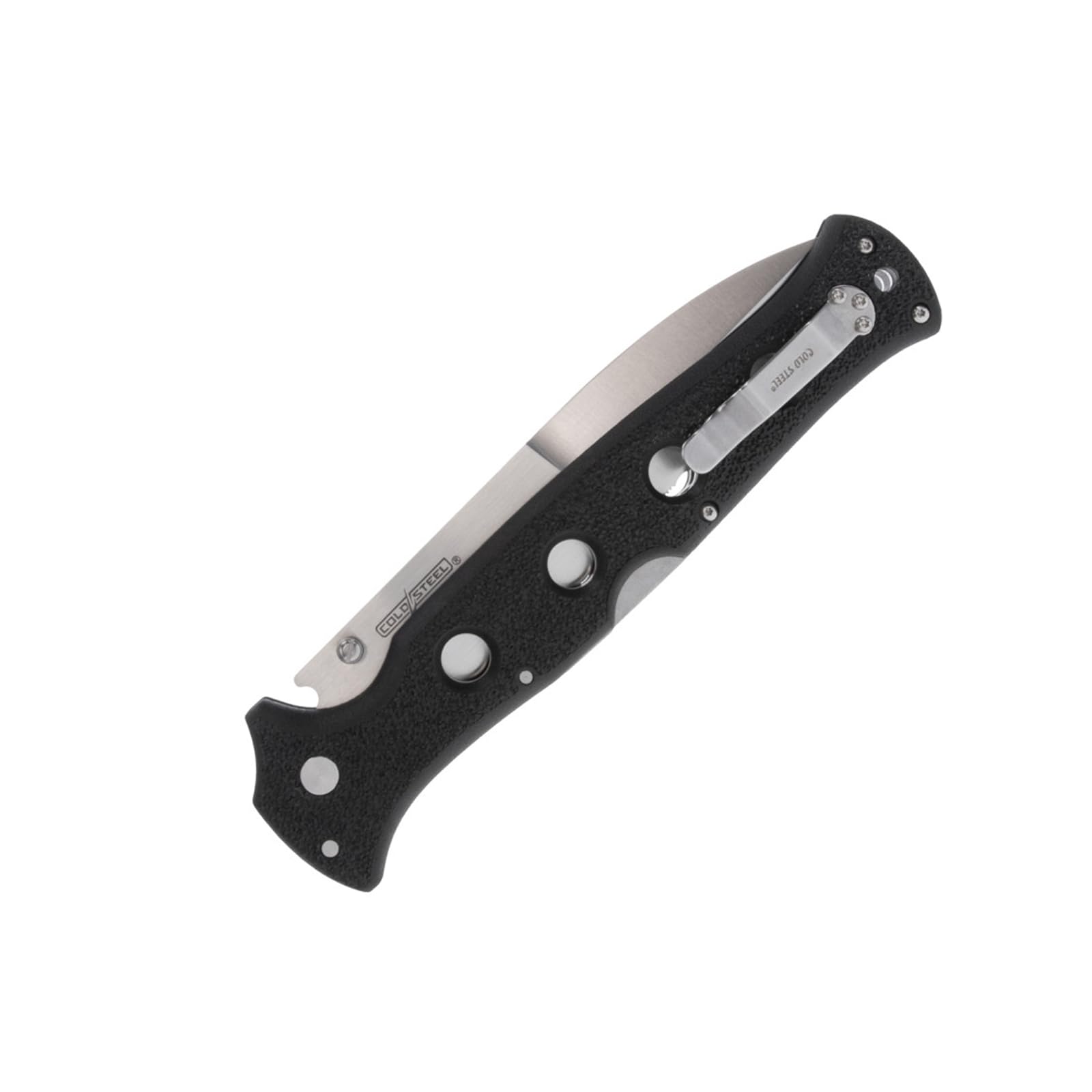 COLD STEEL 6" Counter Point XL AUS10A Serrated Edge Blade 7.125" Griv-Ex Handle Tactical Narrow Blade Folding Knife w/Tri-Ad Lock