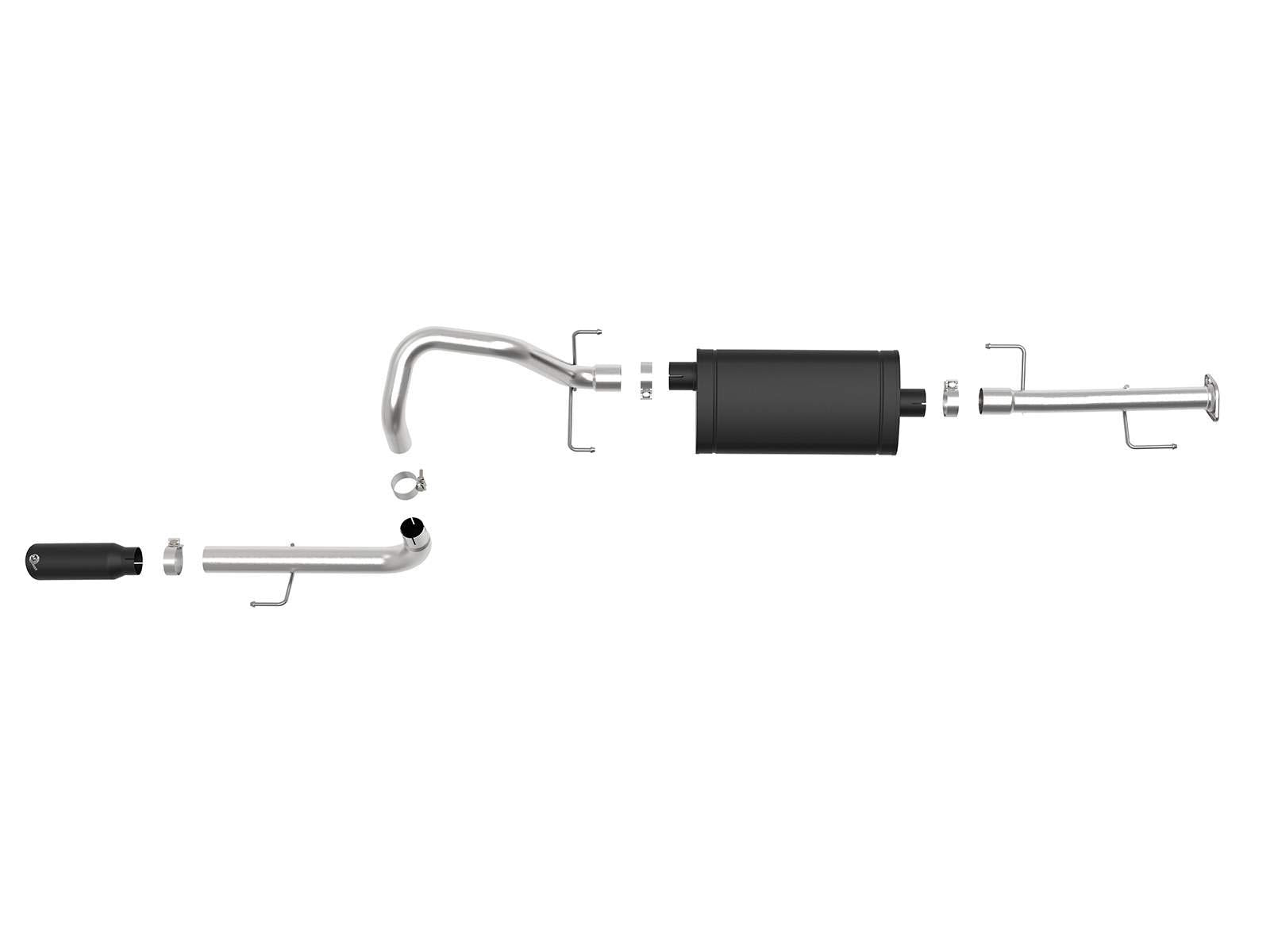 MACH Force-Xp aFe Power 2-1/2" to 3" 304 Stainless Steel Cat-Back Exhaust System