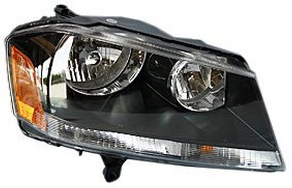 Right TYC Headlight Assembly Compatible with 2008-2014 Dodge Avenger