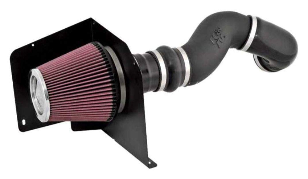 Cold Air Intake System K&N: High-Flow Air Filter, Increase Performance & Towing: Compatible with 2007-2008 Chevrolet/GMC: Siverado 2500 & 3500, Sierra 2500 & 3500, 57-3067