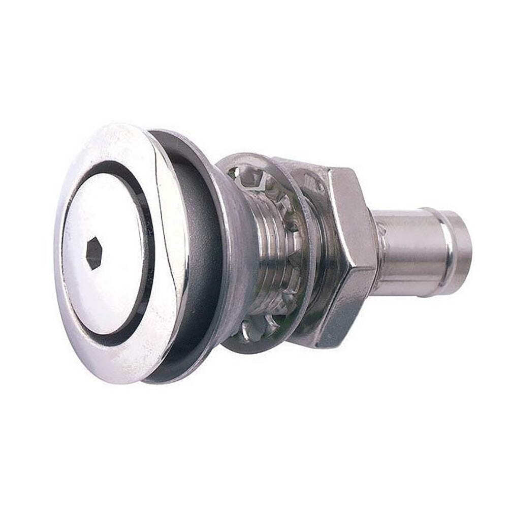 316 Stainless Steel Alloy Attwood Enhanced Flush-Mount Fuel Vent, 3 1/4-Inch