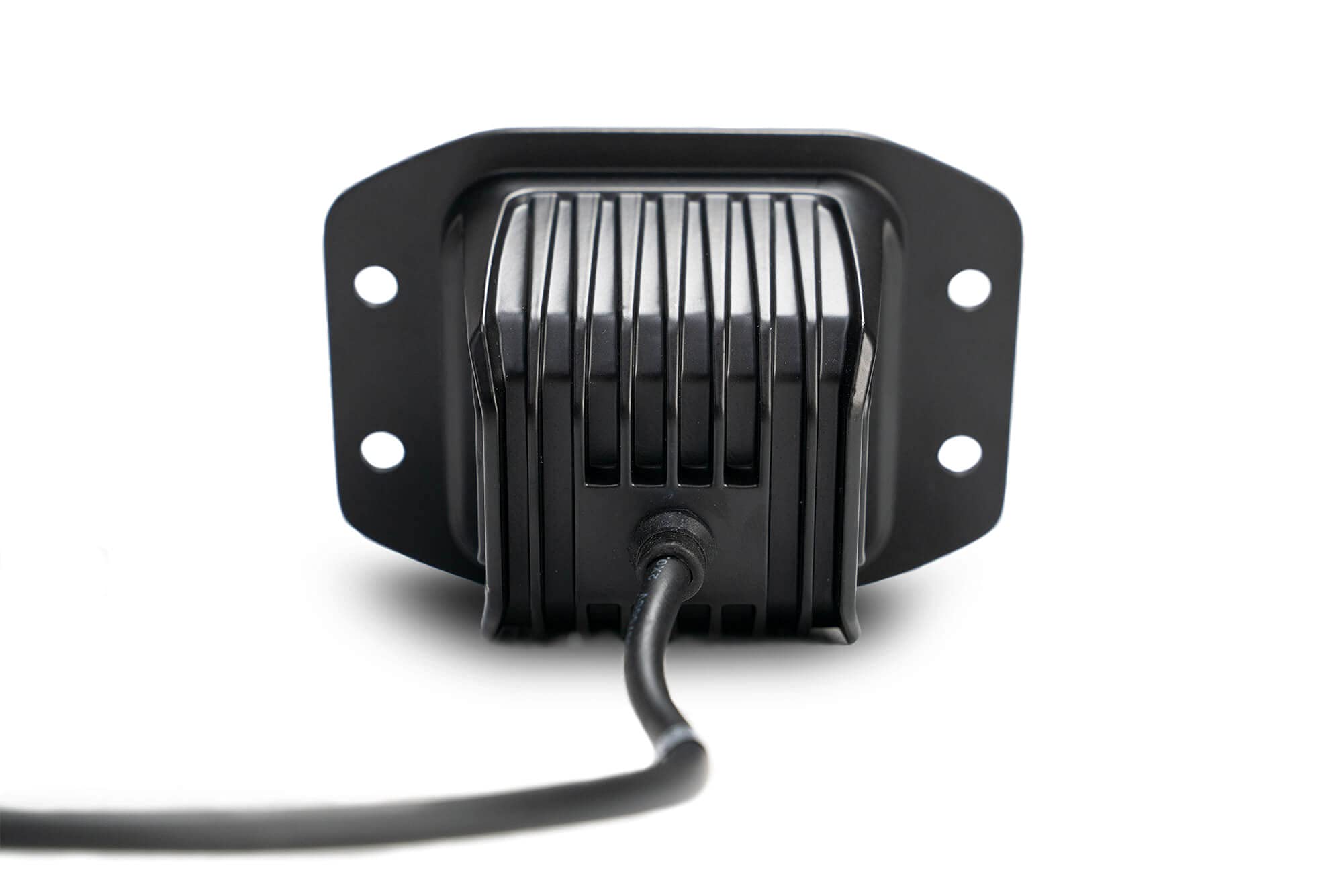 3" DV8 Offroad Elite Series Flush Mount Light Pod | 4,800 Lumen from OSRAM LED's | Bezel-Less Housing w/Heat Fins | IP 68 Rated UV Resistant Lens | Flood Pattern