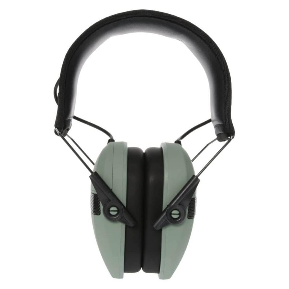 Walker's Ultra Low Profile Razor Slim Compact Design Adjustable Range Shooting Hunting Hearing Protection Electronic Earmuffs, Sage