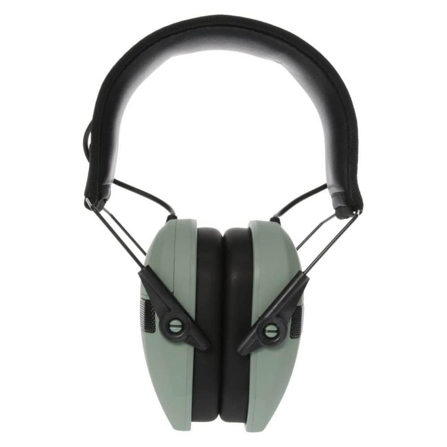 Walker's Ultra Low Profile Razor Slim Compact Design Adjustable Range Shooting Hunting Hearing Protection Electronic Earmuffs, Sage