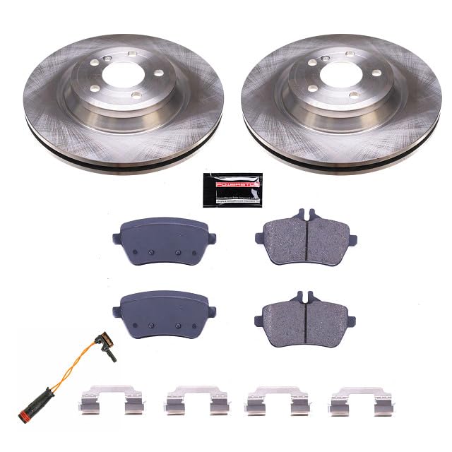 Power Stop KOE6904 Rear Replacement Brake Kit-OE Brake Rotors & Ceramic Brake Pads For Mercedes-Benz SL400, Mercedes-Benz SL450, Mercedes-Benz SL550 [Model Specific]