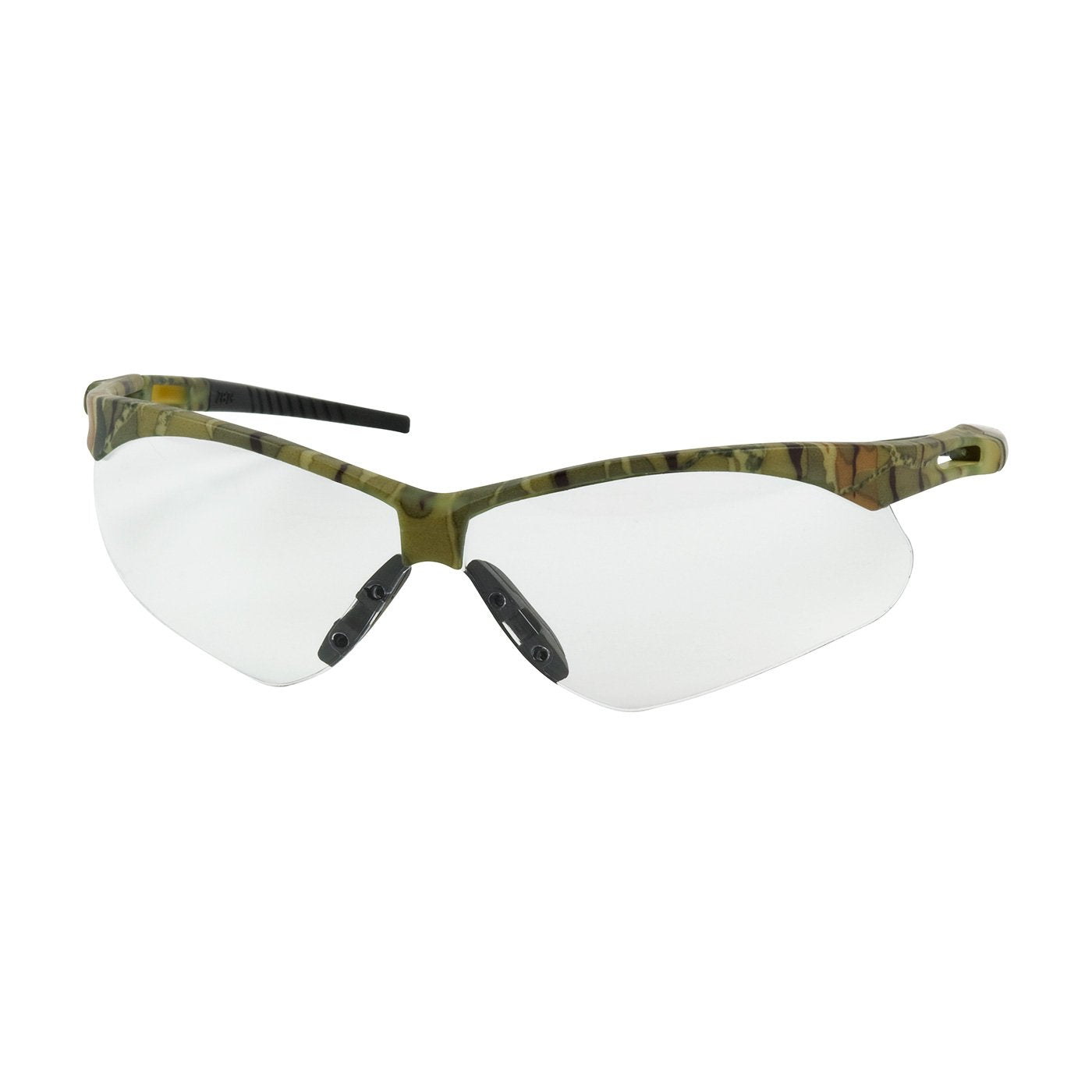 Anser Safety Glasses Semi-Rimless with Camouflage Frame, Clear Lens and Anti-Scratch/Anti-Fog Coating 250-AN-10131 Camouflage OS