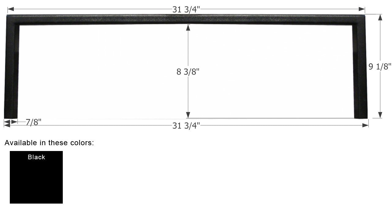 Travelaire ICON Step Trim Standard, Black
