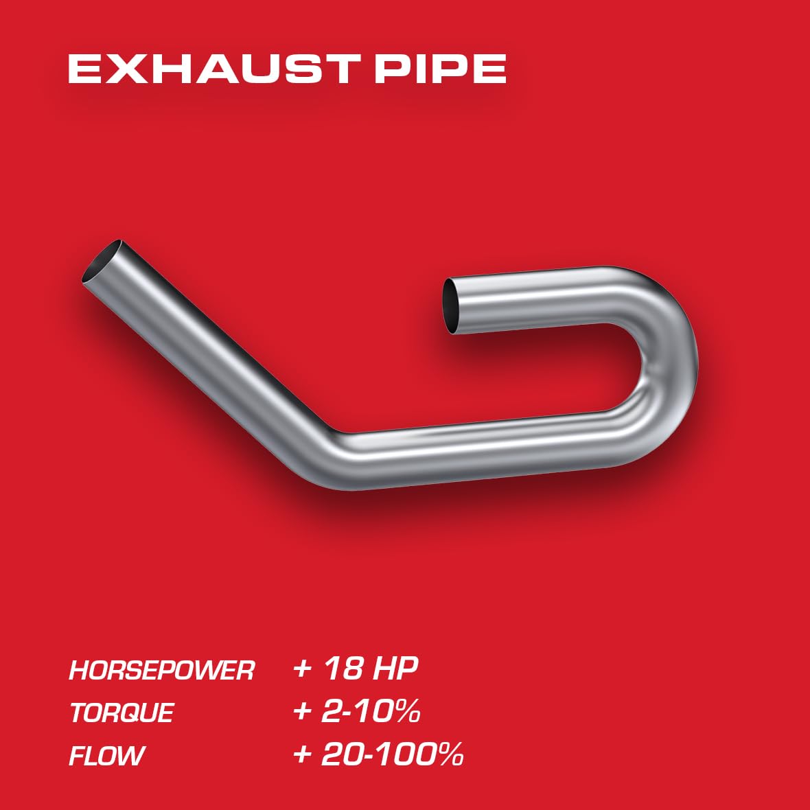 MBRP 3" Aluminized MB2024 Dual Bend Pipe 45˚ and 90˚