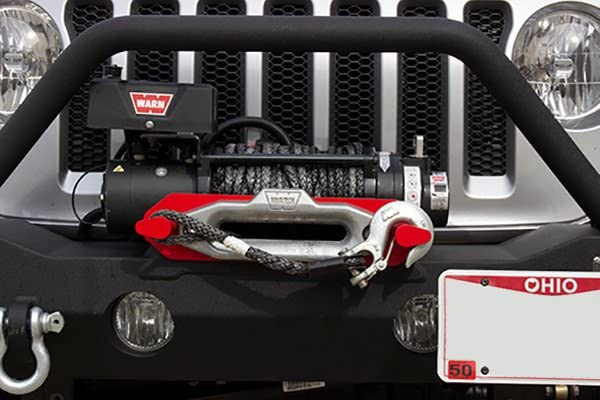 Offroad FISHBONE Winch Line Fishhook, Red