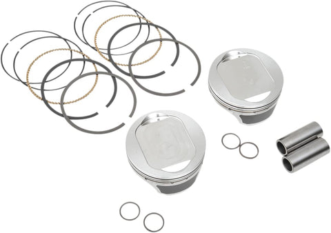 Forged Piston Kit KB Performance Warehouse (103ci.) - .005in. Oversize to 3.875in., 10.0:1 Compression