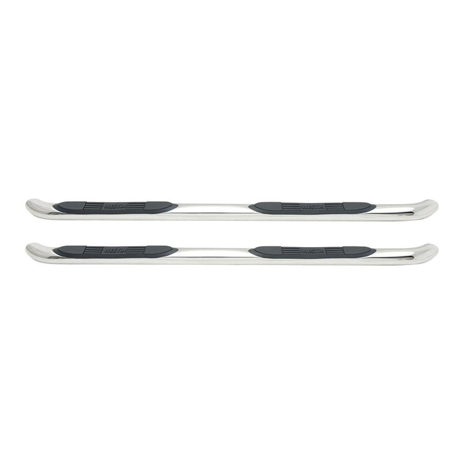 Westin E-Series 23-4150 3 Round Nerf Bars fits 2019-2025 Ranger SuperCrew Polished Pair