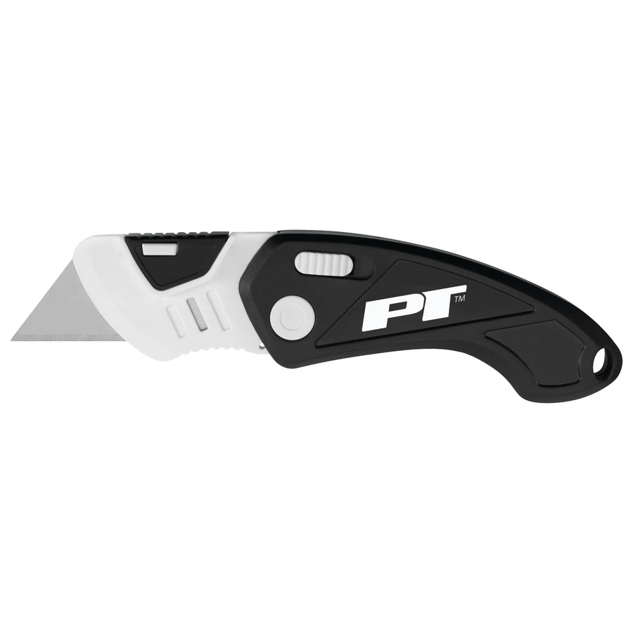 Slim Performance Tool W692 and Lightweight Utility Knife - High Impact ABS, Push-Button Blade Change, and Slide-Release Button for Safety