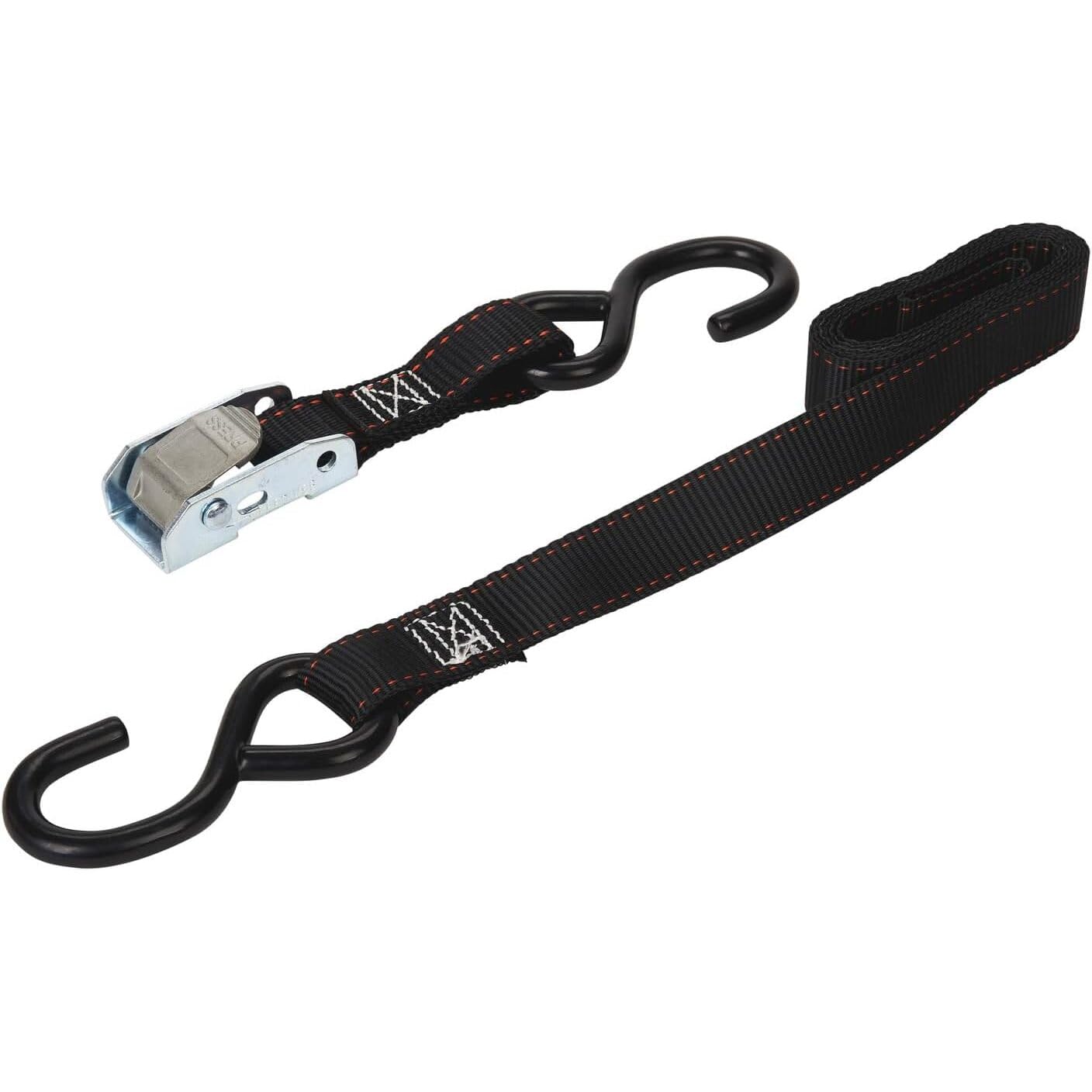 6' x 1" Red Motorcycle Tie Down Keeper, 2 pack