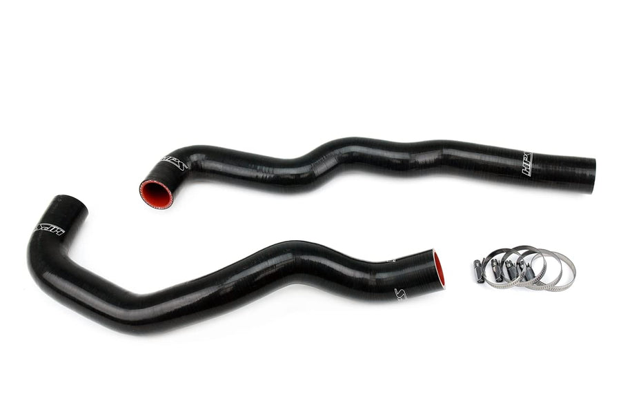 HPS Performance Silicone Black Radiator Hose Kit Coolant Compatible for 1998-2005 Lexus GS300 GS400 2JZ-GTE VVT-i Swap, 57-2080-BLK