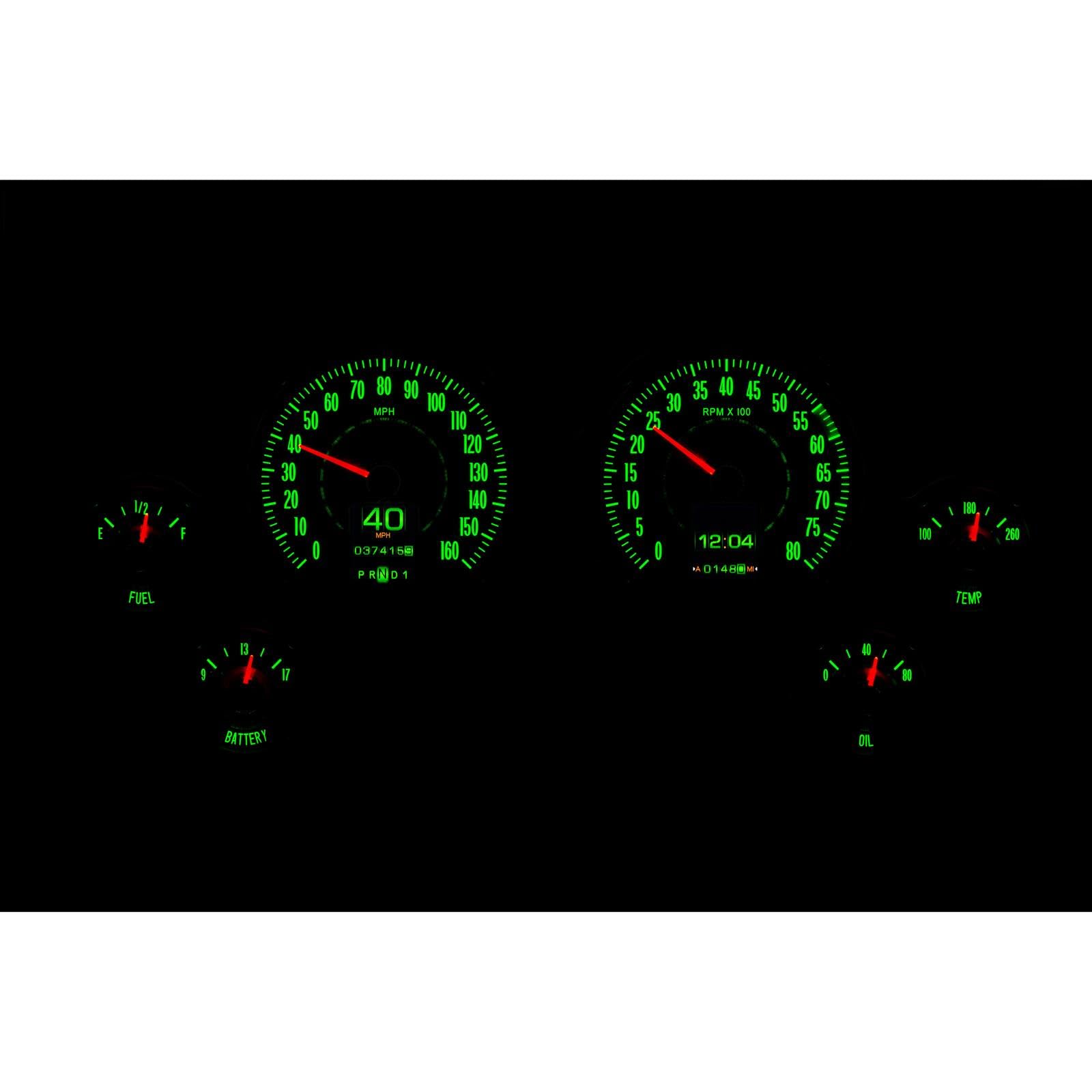 Dakota Digital Retrotech Gauge Instrument System RTX-63C-VET-X Compatible with 1963-67 Chevy Corvette