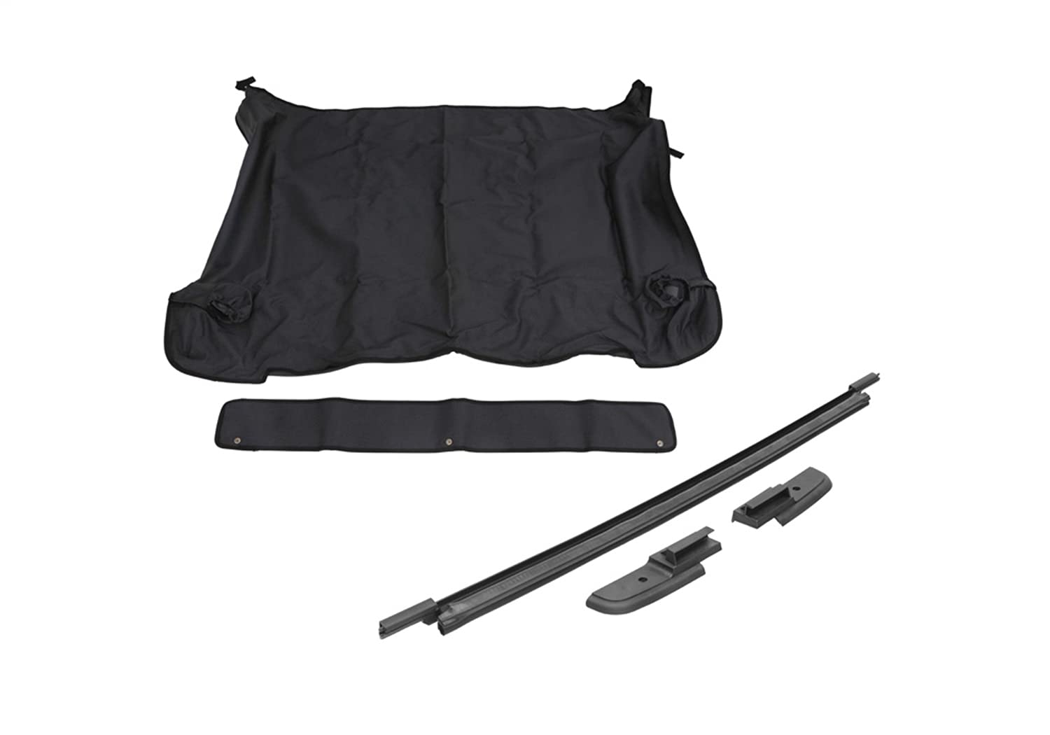 Tonneau Cover RAMPAGE PRODUCTS for Jeep Wrangler JL | Black Diamond, Vinyl |Tailgate Bar Kit | 741036 | Fits 2018-2025 Jeep Wrangler JLU Rubicon/Sahara/Sport S/Sport 4-Door