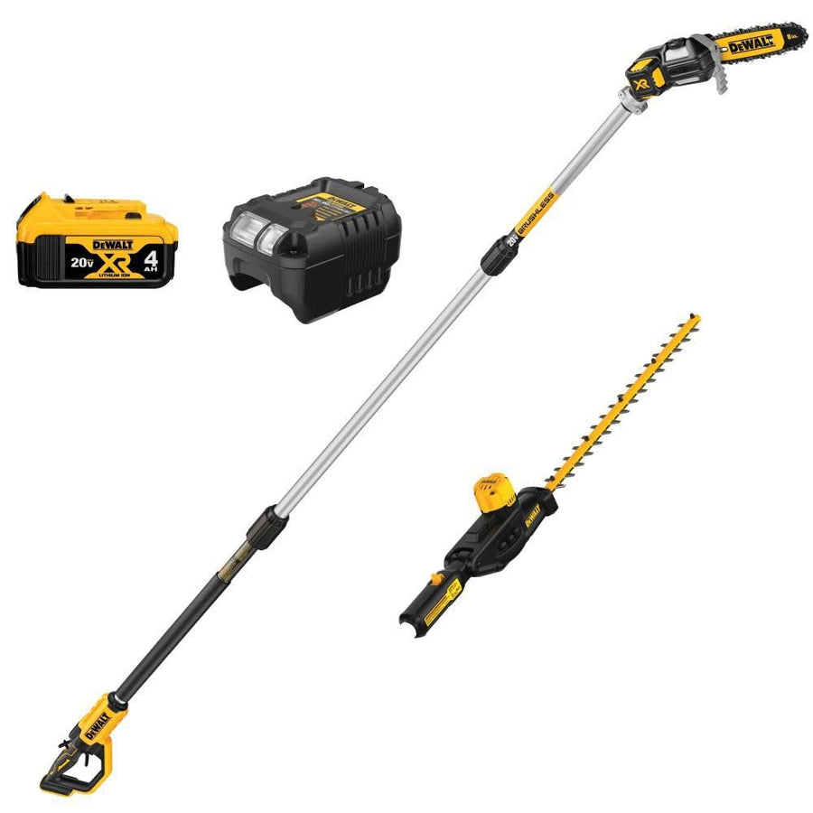 DEWALT 20V MAX* Cordless Pole Saw and Pole Hedge Trimmer Combo Kit DCKO86M1