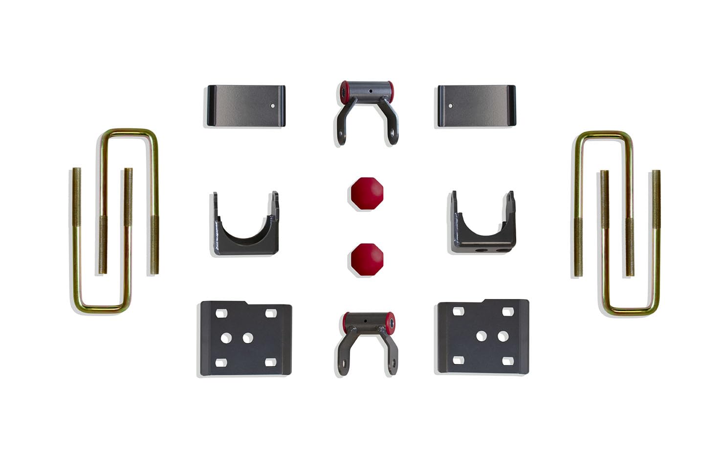 Part# 303150 MaxTrac SUSPENSION'S is A 5" Rear FLIP KIT Including AXLE RELOCATORS, Shackles, Bump Stops & Spring Plates