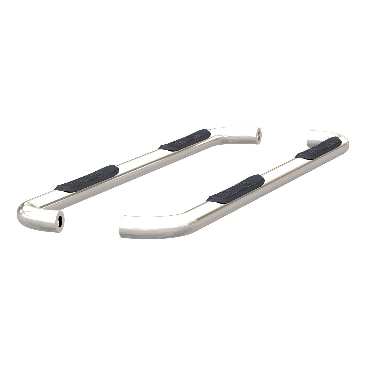 3-Inch Round Polished Stainless Steel ARIES Nerf Bars, No-Drill, Fits Select Ram 1500