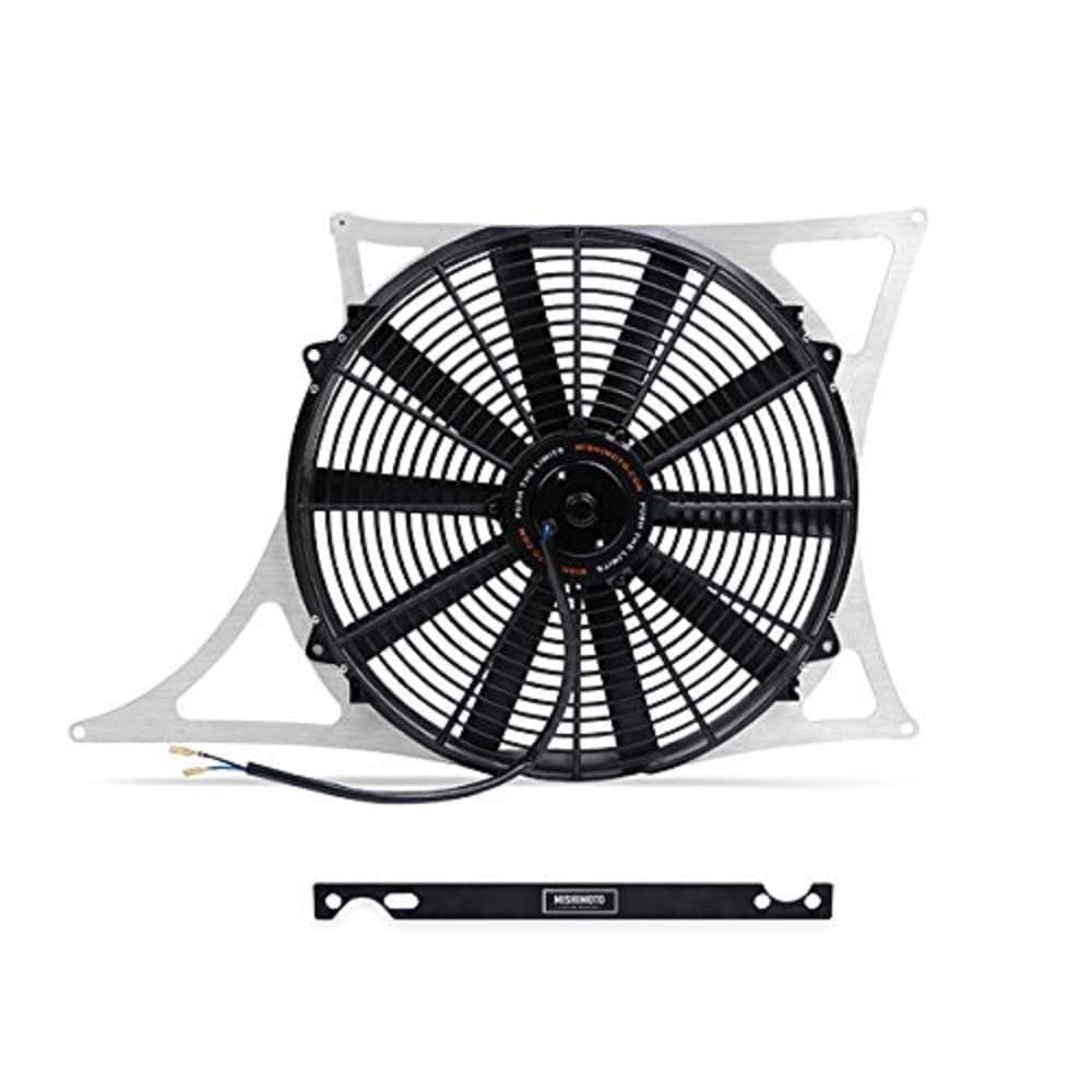 Mishimoto Performance Aluminum Fan Shroud MMFS-E46-01K with Fan Controller Kit fits BMW M3, 2001-2006