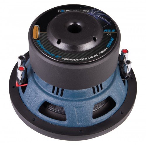 Soundstream 8" R3.8 500W Reference R3 Series Dual 2 Ohm Subwoofers