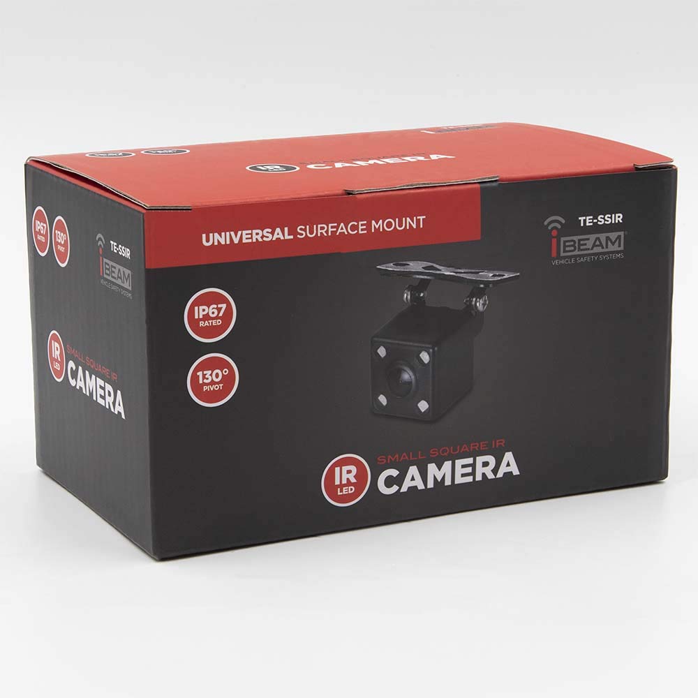 iBeam Universal TE-SSIR Small Square Backup Camera with Nightvision