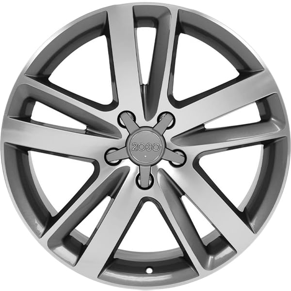 Gunmetal Machined Wheel OE Wheels LLC AU20-20090-5130-60MG Painted (20 x 9. inches /5 x 130 mm, 60 mm Offset)