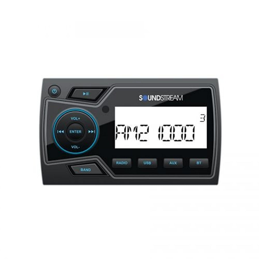 Soundstream 2" MHU-32 Marine Grade Digital Media Player with 32GB USB Playback/Bluetooth 4.0/2-Zone Audio