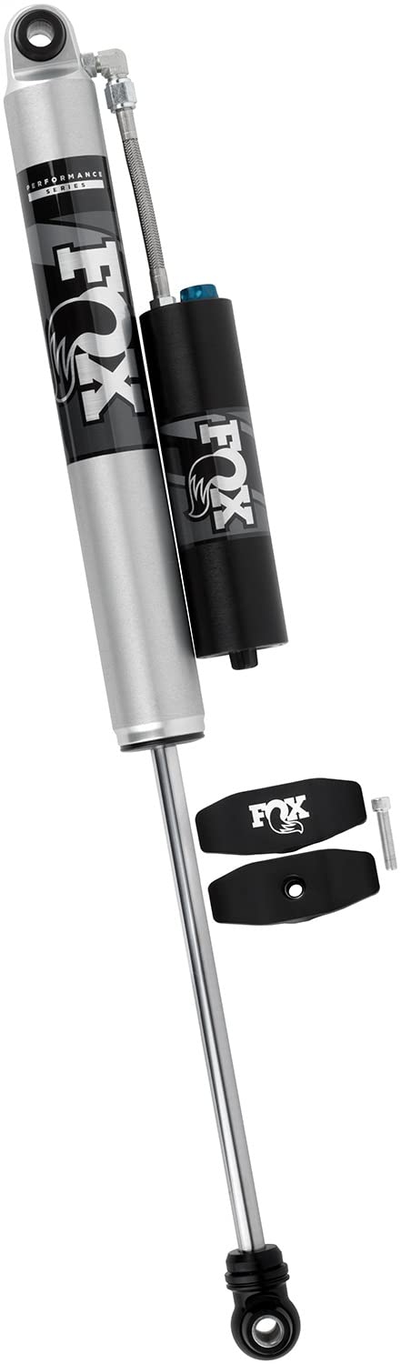 2.0 Fox Performance Series, Monotube, Aluminum, Clear Anodized, Front, 0 in to 1.5 in Lift