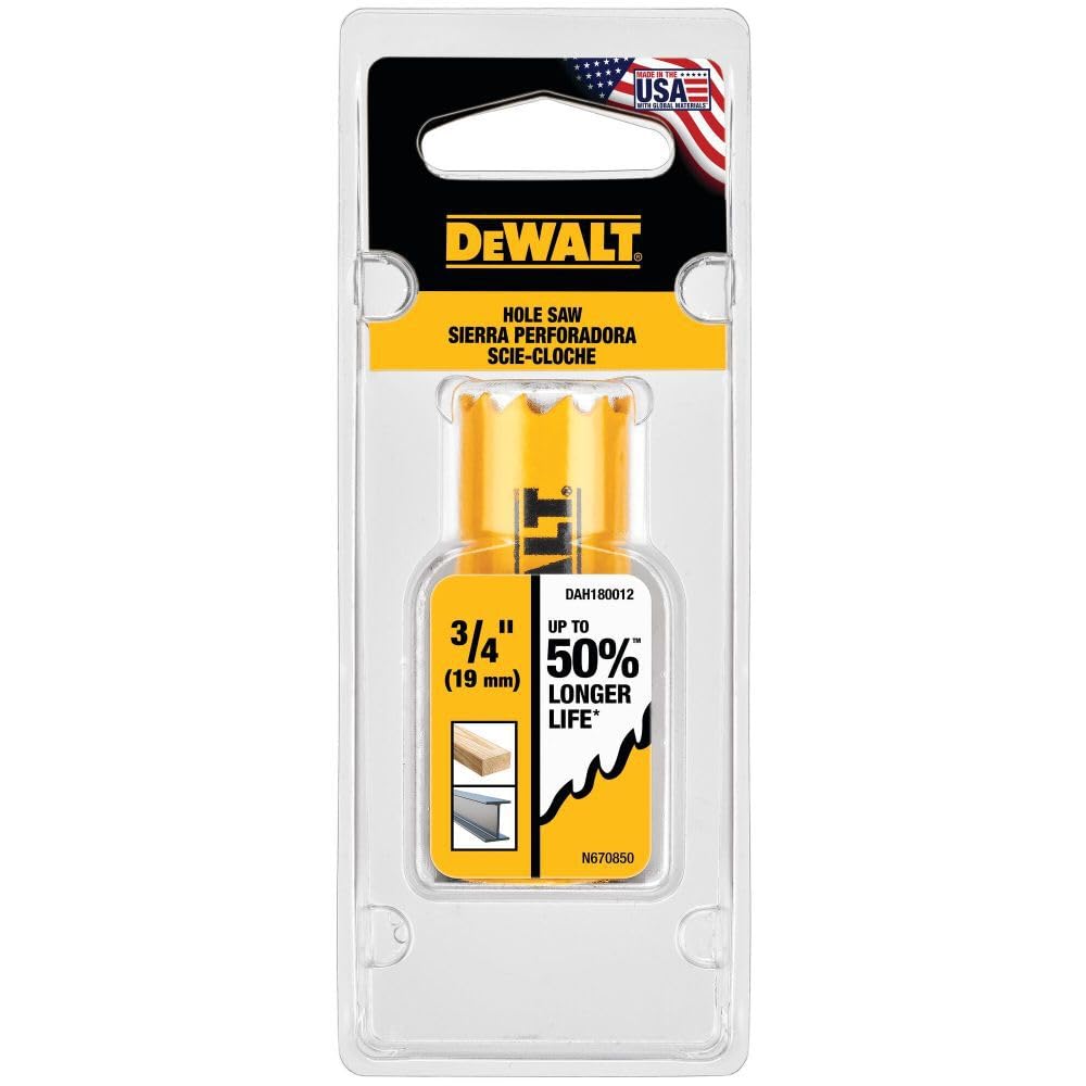DEWALT 3/4 (19MM) DAH180012 Hole Saw