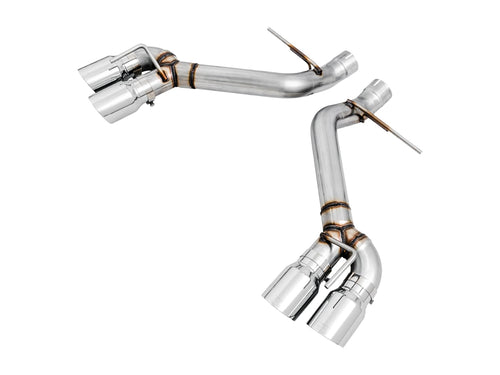 16-19 Chevrolet Camaro SS AWE Tuning Axle-Back Exhaust - Track Edition (Quad Chrome Silver Tips) - 3020-42067