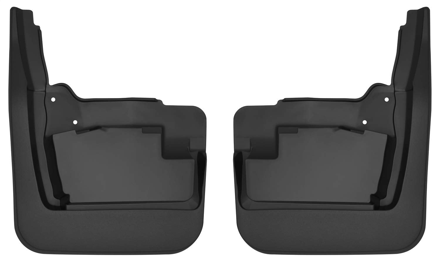 Husky Liners Mud Guards Custom | Fits 2019-2026 GMC Sierra 1500 | Front Set, 2-pc Black - 58271