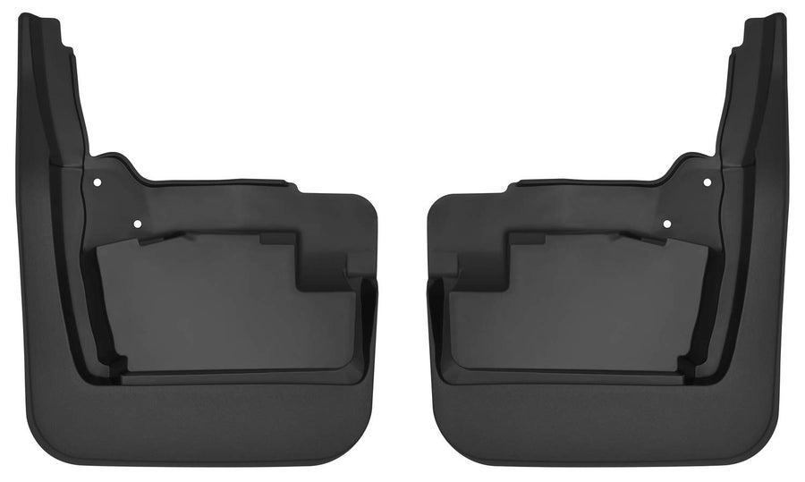 Husky Liners Mud Guards Custom | Fits 2019-2026 GMC Sierra 1500 | Front Set, 2-pc Black - 58271